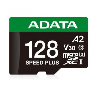 Adata speed plus microsdxc uhs-i 128gb u3 v30 a2