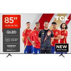 Tcl 85t69c tv 85" qled 4k google tv onkyo