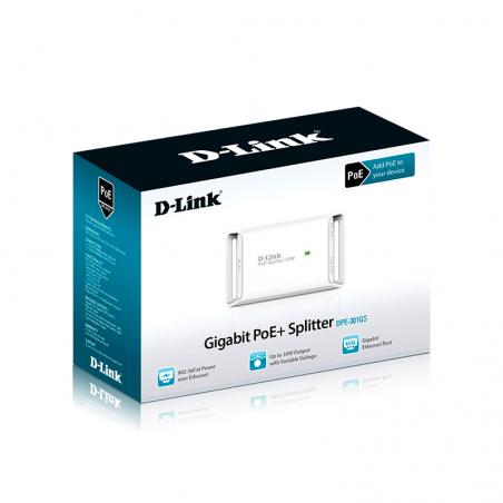 D-link dpe-301gs gigabit 30w poe splitter