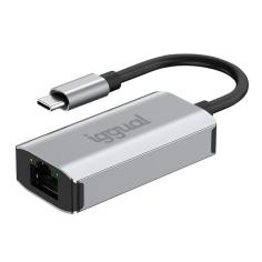 Iggual adaptador tipo c a rj45 gigabit 1000mbps
