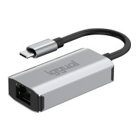 Iggual adaptador tipo c a rj45 gigabit 1000mbps