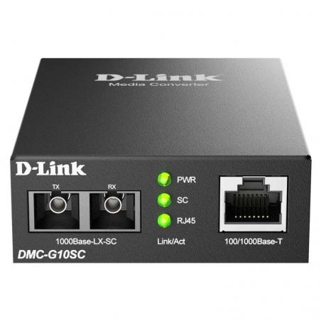 D-link dmc-g10sc conversor medios sc sm 10km