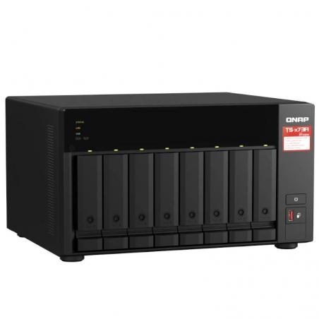 Qnap ts-873a-8g nas 8xhdd-bay 2x2.5gbe 4xusb