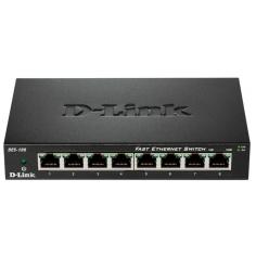 D-link des-108 switch 8x10/100mbps metal