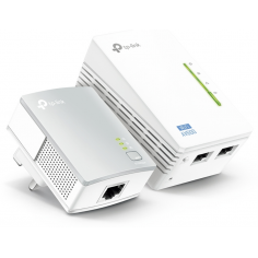 POWERLINE WIFI TP-LINK AV600 KIT 2UDS 2 PORT