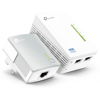 POWERLINE WIFI TP-LINK AV600 KIT 2UDS 2 PORT