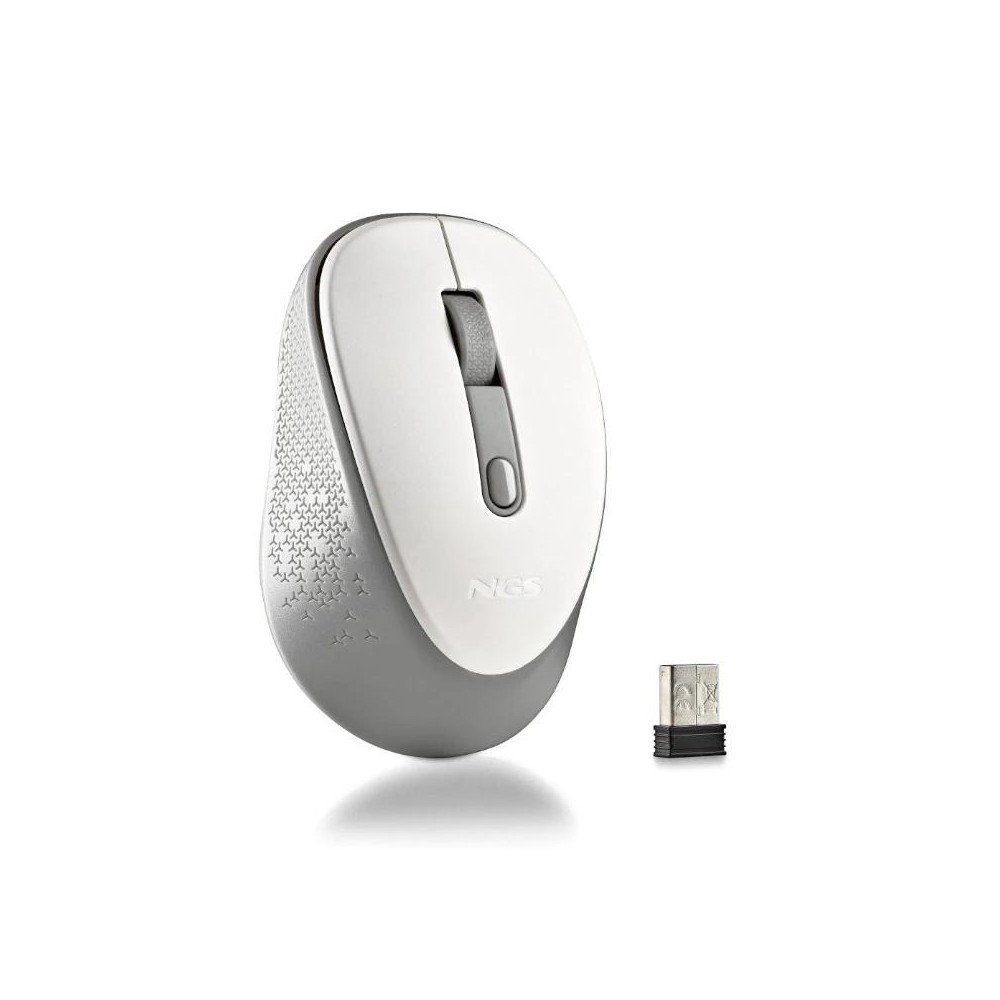 Ngs raton inalambrico 800/1600dpi blanco