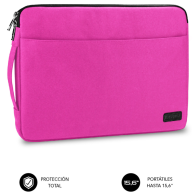 FUNDA PORTATIL SUBBLIM FUNDA ORDENADOR URBAN LAPTOP SLEEVE 15,6" PINK