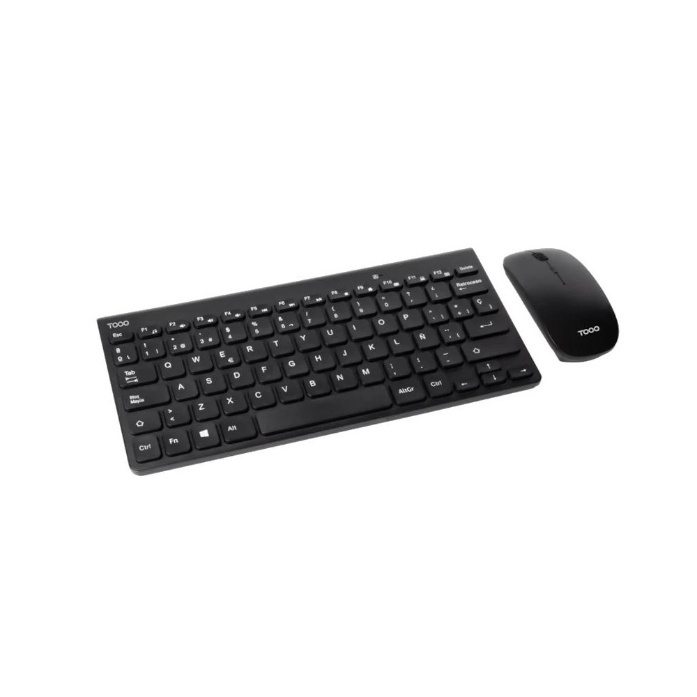 Tooq teclado + ratón tqkmw-3101-b slim inalámbrico