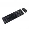 Tooq teclado+ratón tqkmw-3102 slim inalámbr negro