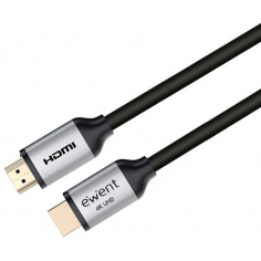 CABLE HDMI 2.0 EWENT PREMIUM HIGH SPEED CON ETHERNET NEGRO M/M 5M 4K 60HZ