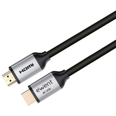 CABLE HDMI 2.0 EWENT PREMIUM HIGH SPEED CON ETHERNET NEGRO M/M 5M 4K 60HZ