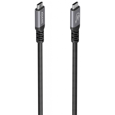 CABLE USB4 AISENS GEN3x2 40GBPS 8K60HZ 5A 48V 240W E-MARK C/M-C/M 1M