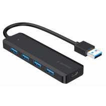 CONCENTRADOR GEMBIRD USB 3.1 (GEN.1) DE 4 PUERTOS