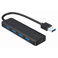 CONCENTRADOR GEMBIRD USB 3.1 (GEN.1) DE 4 PUERTOS