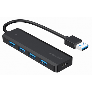 CONCENTRADOR GEMBIRD USB 3.1 (GEN.1) DE 4 PUERTOS