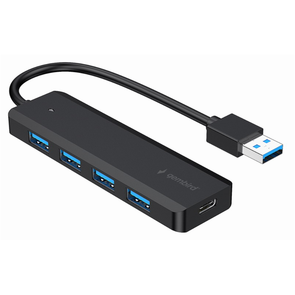 CONCENTRADOR GEMBIRD USB 3.1 (GEN.1) DE 4 PUERTOS