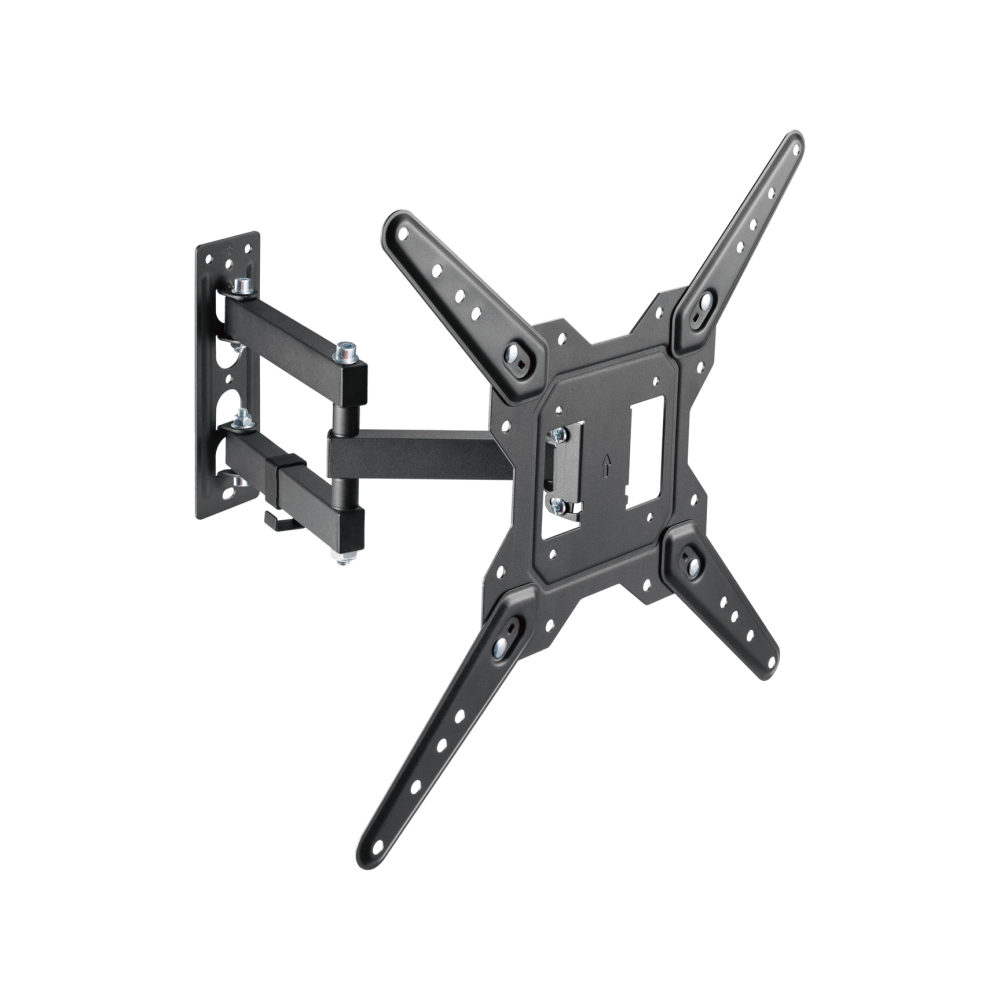 SOPORTE AISENS PARED GIRATORIO INCLINABLE MONITOR/TV 30KG 23-55 NEGRO