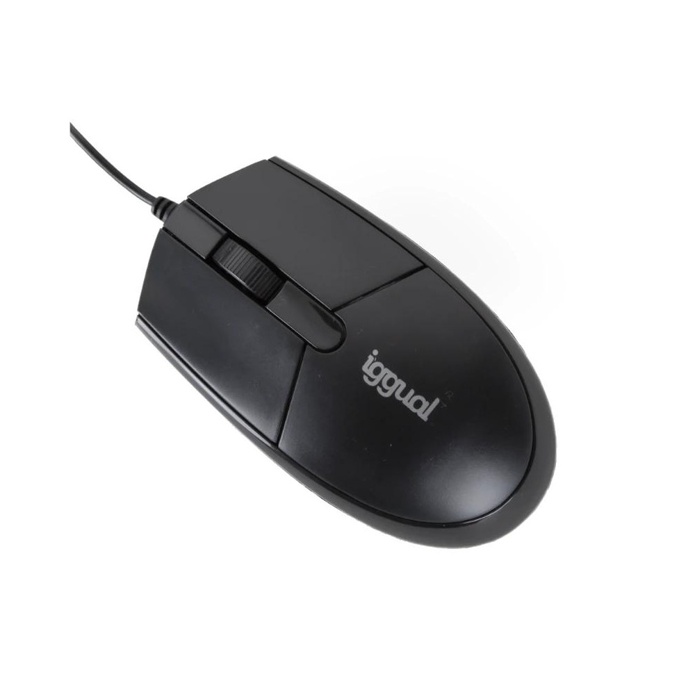 Iggual ratón óptico com-basic3-800dpi negro