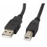 CABLE LANBERG IMPRESORA USB MACHO A USB MACHO NEGRO 0.5 M