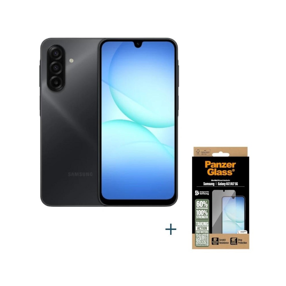 Samsung galaxy a17 128gb 4gb negro+prot panzerglas
