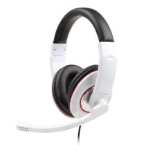 Gembird auriculares control de volumen blanco