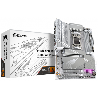 PLACA BASE GIGABYTE X870 A ELITE WF7 ICE G10 AM5 ATX 4XDDR5