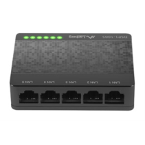 SWITCH LANBERG 5 PUERTOS GIGABIT RJ45 ETHERNET