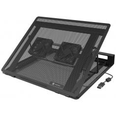 BASE REFRIGERADORA NATEC TERN 2 PLUS PORTATILES 12.1"-17.3" CON 2 VENTILADORES