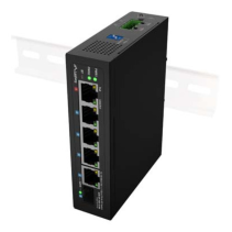 SWITCH LANBERG INDUSTRIAL POE 1XBT 3XAT SFP/ETH DIN FAST ETHERNET SIN GESTION