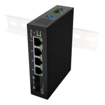 SWITCH LANBERG INDUSTRIAL POE 1XBT 3XAT 2XSFP DIN GIGABIT ETHERNET SIN GESTION
