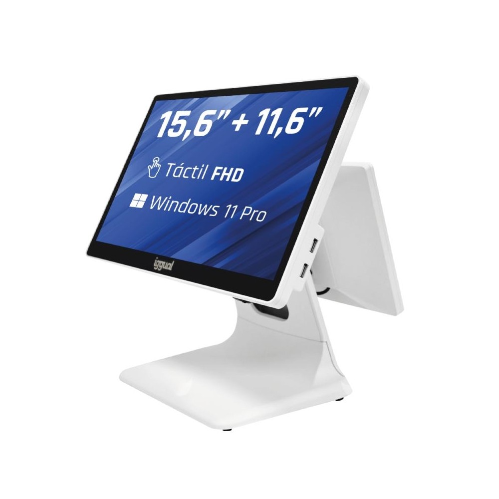 Iggual tpv dual 15,6+11,6 i5 8350u 8+256g w11 blan