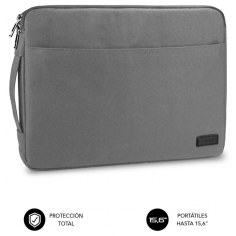 FUNDA PORTATIL SUBBLIM URBAN LAPTOP SLEEVE 15,6" GREY