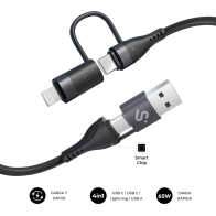 CABLE TOP 4IN1 60W C-C-L-A 1M