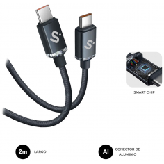 CABLE OPTIMUS 60W C-C 2M BLACK