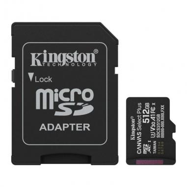 Kingston sdcs3/512gb microsdxc gen3 150mb/s a1