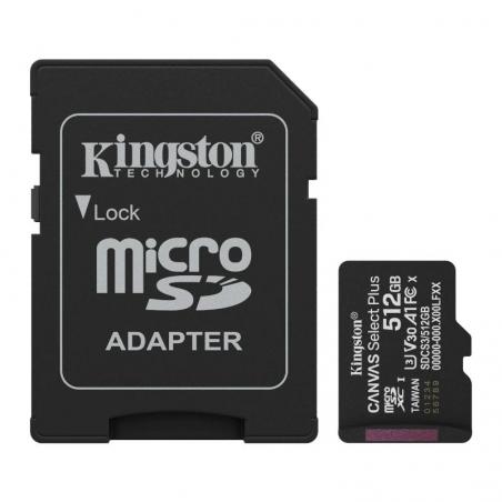 Kingston sdcs3/512gb microsdxc gen3 150mb/s a1