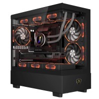 Keep out caja m-atx xc-301 3fans usb3.0 glass