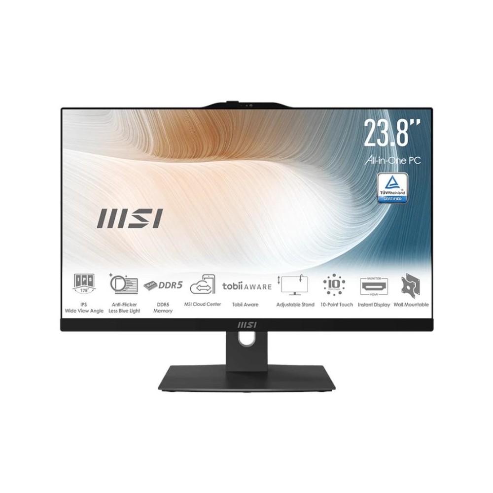 Msi am242p-1289es c5-120u 16gb 512gb dos 24" negro