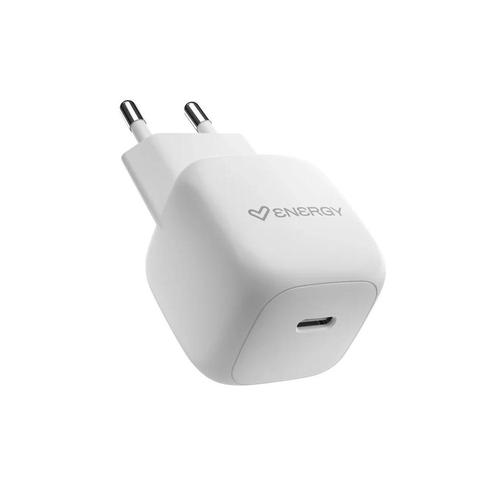 Energy sistem cabezal 45w gan charger blanco