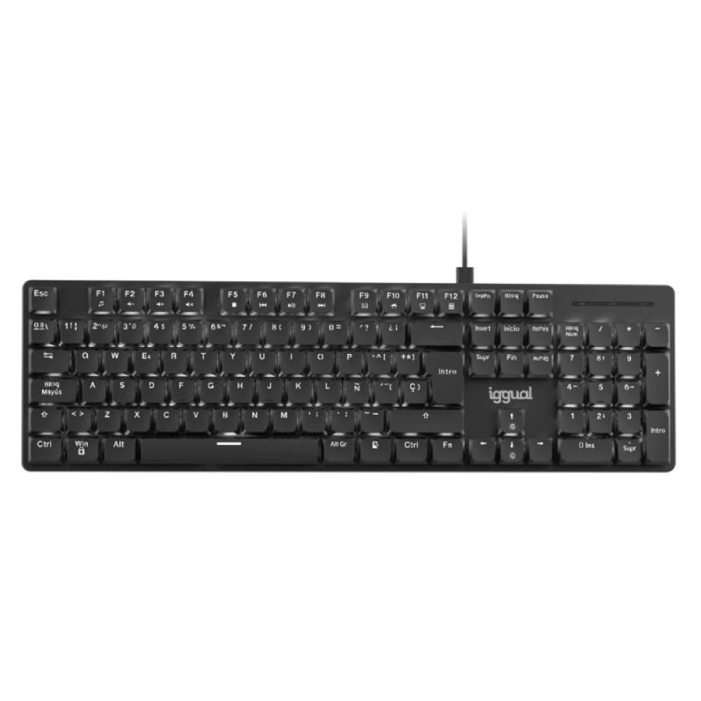 Iggual teclado usb mec疣ico ck-mecha-105t negro