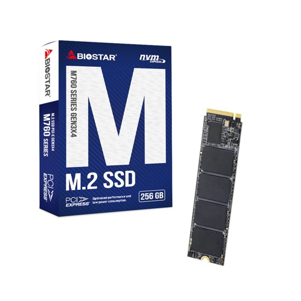 Biostar ssd m760 256gb pcie gen3x4 nvme 1.3