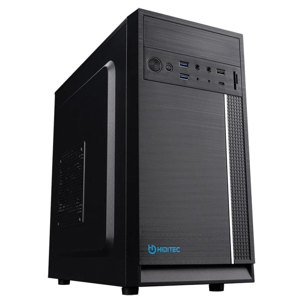 Hiditec caja micro atx q5 pro usb 3.1 type-c + psu