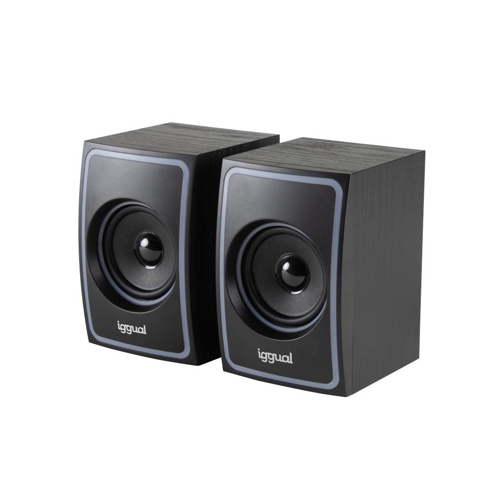 Iggual altavoces 2.0 10w mini-jack + usb bluetooth