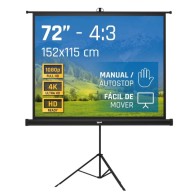 Iggual pantalla 72" 152x115 cm 4:3 tr厓ode+bolsa