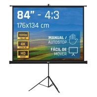 Iggual pantalla 84" 176x134 cm 4:3 tr厓ode+bolsa