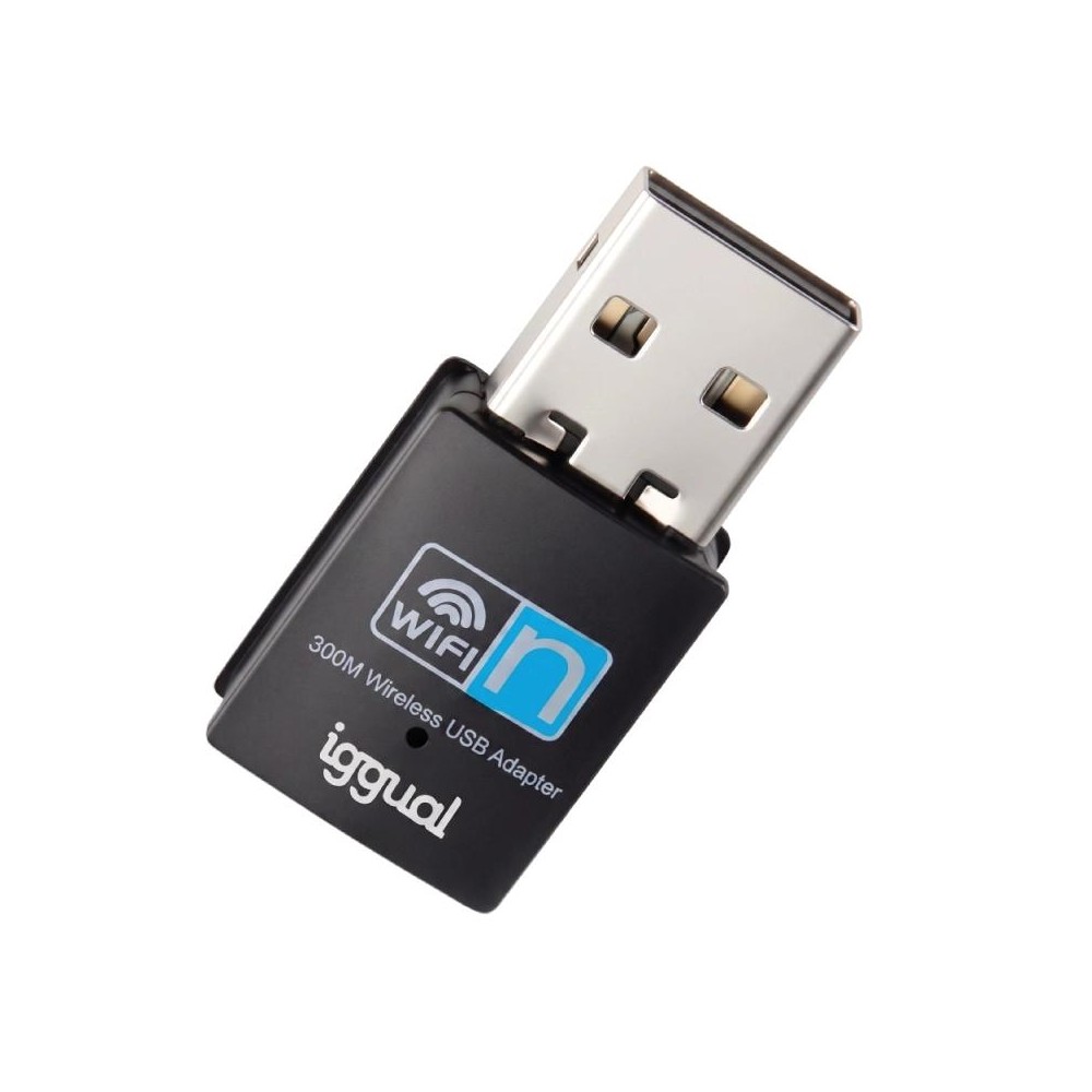 Iggual adaptador usb wifi 300 mbps mono 2.4ghz