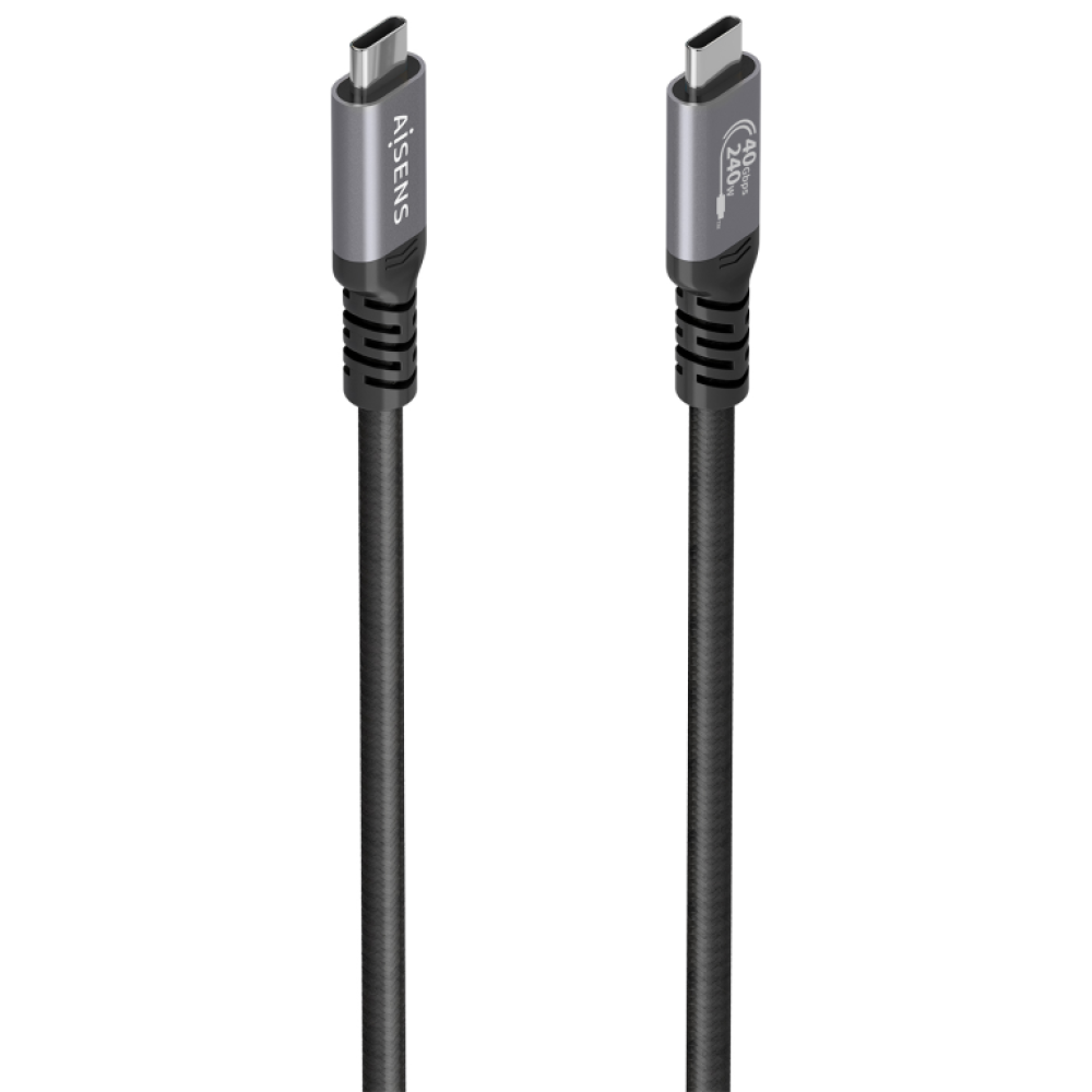 CABLE USB4 AISENS GEN3x2 40GBPS 8K60HZ 5A 48V 240W E-MARK C/M-C/M 2.0M