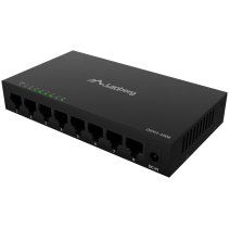 SWITCH LANBERG 8 PTOS 1GB/S GIGABIT ETHERNET DESKTOP 12V SIN GESTION
