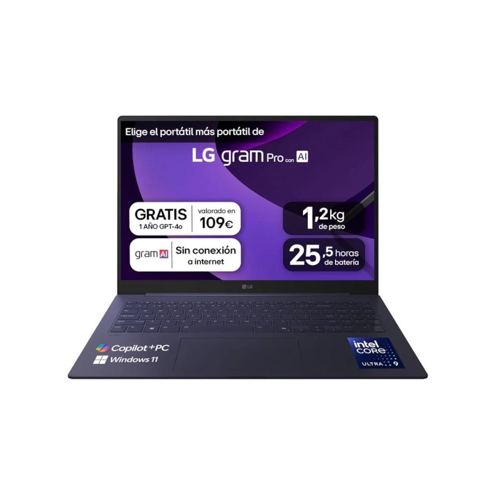 Lg 16z90ts-g.au99bn u9-288v 32gb 1tb w11h 16"